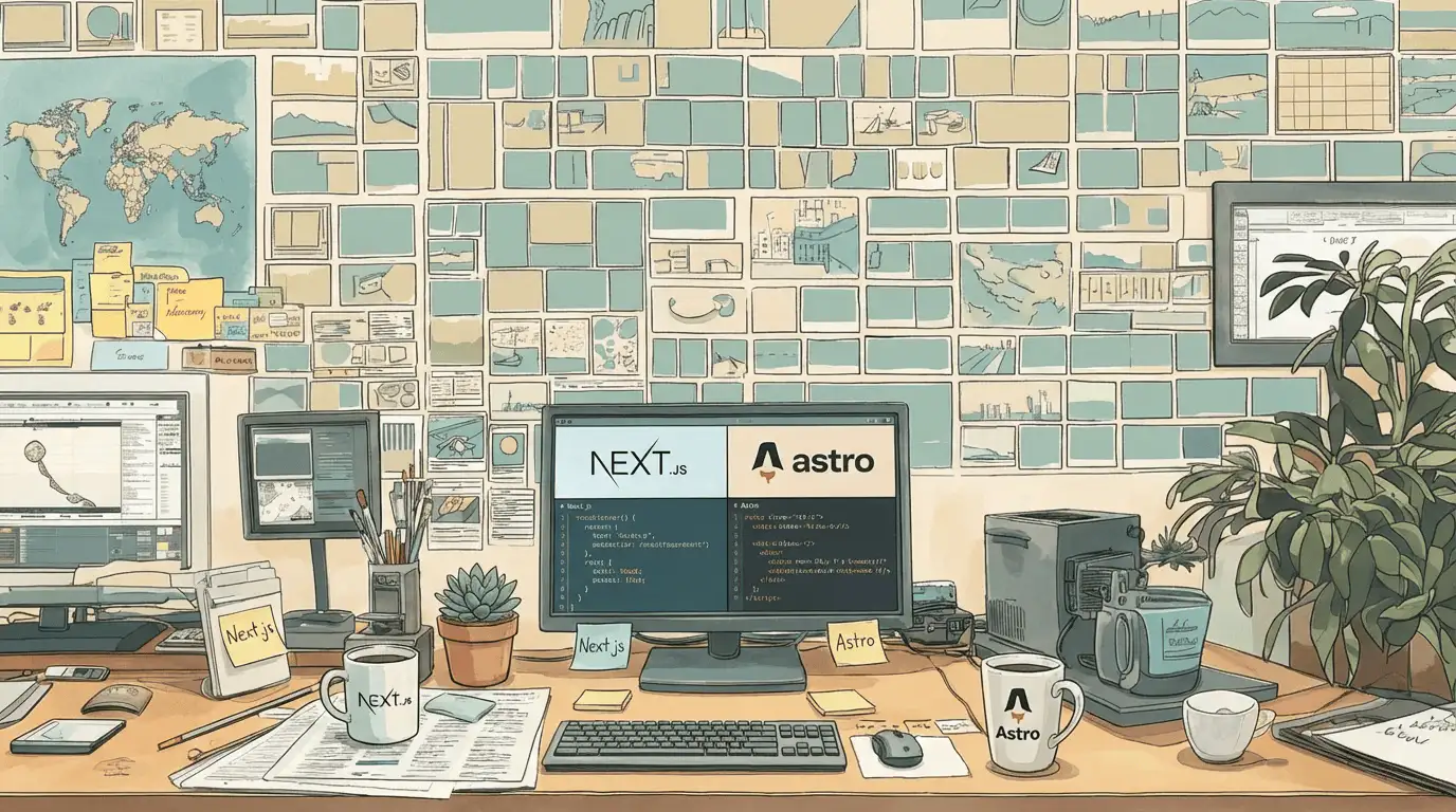 Comparaison Next.js vs Astro en 2025 - Guide de choix pour PME